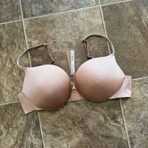 Skims Ultimate Pushup Plunge Bra Clay Size 40B - Picture 5 of 9